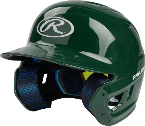 Rawlings | Casco de bateo de béisbol MACH | Mate | Tallas JR y SR | Múltiples colores Verde oscuro brillante