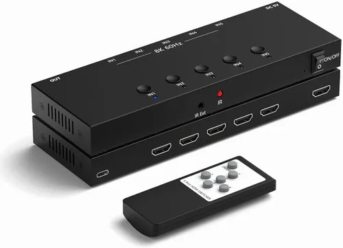 Miniatura 14 de Conmutador HDMI 2.1 Bidireccional Ultra HD 8K Interruptor HDMI 2 en 1 Salida/ 1 en 2 Salida Conmutador HDMI Compatible con 8K@60Hz/ 4K@120Hz 48Gbps