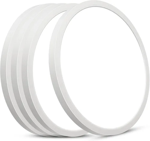 Miniatura 9 de SunRider Lámpara LED de techo empotrada, 3000 K, blanco cálido, 2400 lm, luces de techo planas redondas de 12 pulgadas y 24 W, equivalente a 240 W