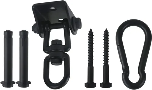 HOMPER Kit de hamaca para colgar, capacidad de 1000 libras, ganchos giratorios de 360° resistentes para silla, yoga, patio al aire libre, porche,