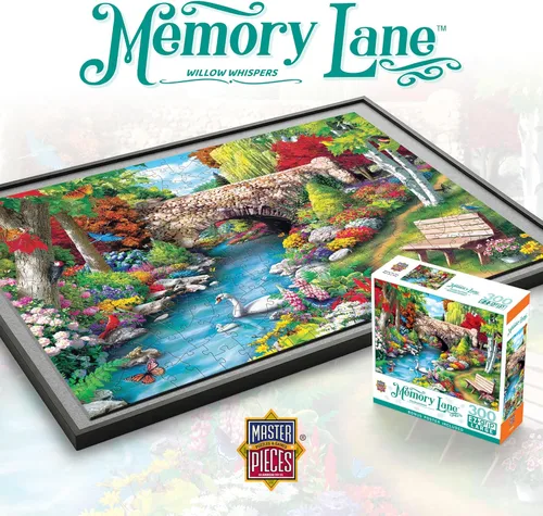 Miniatura 7 de Masterpieces Rompecabezas EZ Grip de 300 piezas, Willow Whispers, 18 x 24 pulgadas