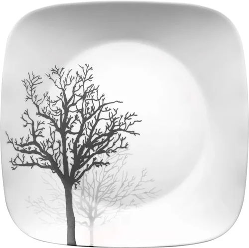 Miniatura 5 de Corelle Vitrelle - Juego de vajilla de 18 piezas para 6 personas, vidrio de triple capa y resistente a las astillas, juego de platos y cuencos