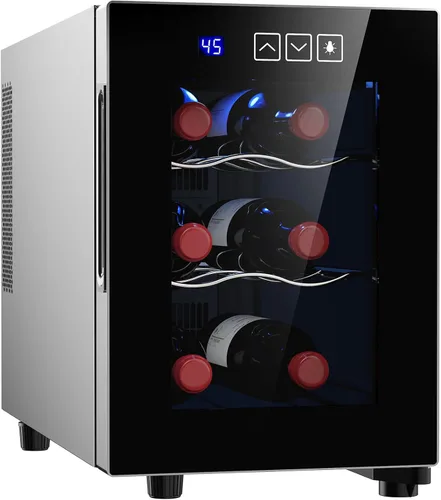 Miniatura 11 de Mojgar Refrigerador de doble cajón bajo mostrador de 24 pulgadas, refrigerador de dos cajones para interiores, refrigerador de bebidas de acero