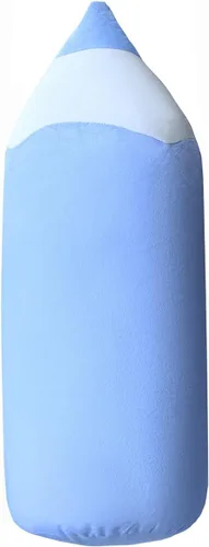 Miniatura 6 de Cojín grande creativo lindo de la felpa del lápiz, regalos de cumpleaños de hombres y mujeres. Azul-20 pulgadas