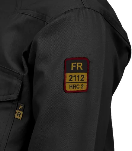 Miniatura 4 de Camisa resistente a llamas FR para soldadura - 100% C - 9 onzas Negro