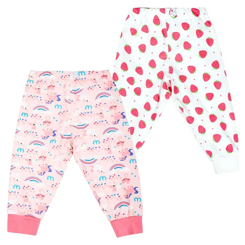 MooMoo Baby Pantalones de pañales impermeables para entrenamiento para ir al baño, 2 paquetes de pañales cortos nocturnos para niños y niñas