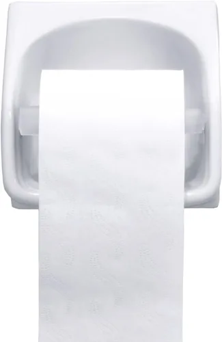 Miniatura 2 de Shappy 2 piezas de soporte universal de papel higiénico de repuesto con resorte, plástico retráctil de repuesto para papel higiénico, soporte