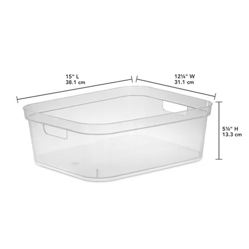 Miniatura 2 de Sterilite BIN Storage Clear Short 13248608