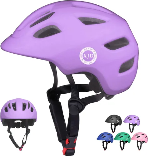 Miniatura 14 de Casco XJD para niños pequeños, casco de bicicleta para niños, ajustable, multideporte, para patinetas, para niños y niñas, liviano, para niños de 1