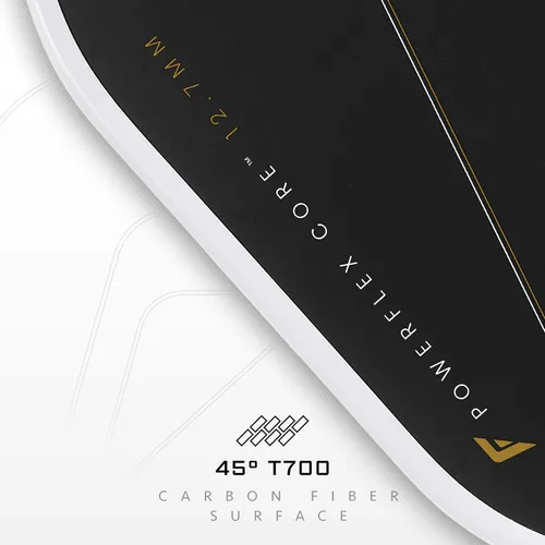 Miniatura 5 de Franklin Sports Paletas profesionales de Pickleball – Serie de fibra de carbono C45 - Aprobadas oficialmente por USAP + UPA – Diseño para jugadores