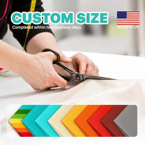 Miniatura 7 de ColourTree 8' x 10' Tamaño Personalizado Turquesa TADS9.5 Toldo Cuadrado Impermeable UPF50 Toldo de Vela para Sombra, 95% de Bloqueo de UV