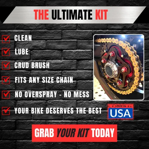Miniatura 9 de Moto Chain-Mate - ¡El mejor kit de limpieza y lubricación de cadenas de motocicleta!