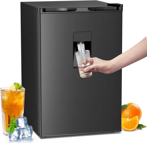 Miniatura 13 de Electactic Refrigerador compacto de 2.56 pies cúbicos con puerta individual reversible, NEGRO