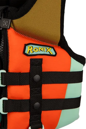 Miniatura 6 de Ronix Vision - Chaleco salvavidas CGA para niño - Azul/Naranja/Amarillo