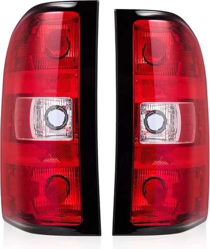 Miniatura 8 de Luces traseras compatibles con Chevy Silverado 1500 2500 HD 3500 HD 2007-2013 GMC Sierra 2500 HD 2012-2014 Luces traseras sin arnés de cableado