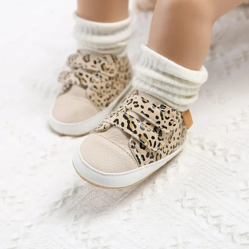 Miniatura 2 de HsdsBebe Baby Boys Girls Casual Sneakers Toddler Pu Leather Rubber Hard Sole Outdoor Slippers Crib First Walkers Shoes