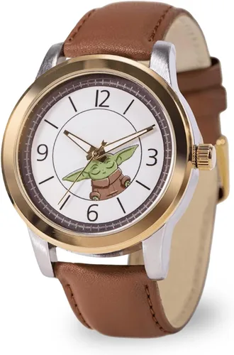Star Wars The Mandalorian Reloj de cuarzo analógico para adultos