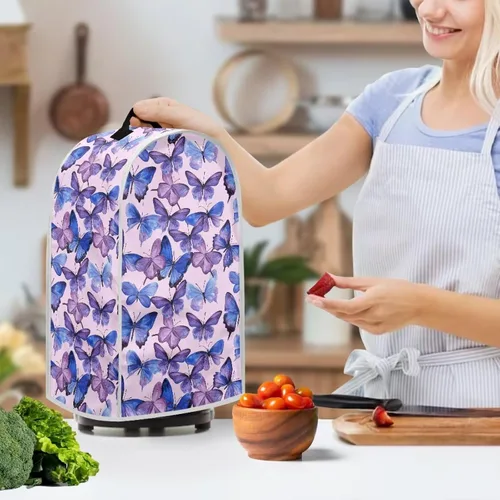 Miniatura 3 de Blender Dust Cover, Stand Mixer or Coffee Maker Appliance Cover, Anti Fingerprint Polyester Dust Proof Stain Resistant Blender Cover for Home