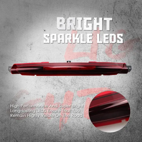 Miniatura 2 de Tercera tercera luz de freno trasera compatible con Chevy Trailblazer GMC Envoy Buick Rainier Ascender Bravada Center Cargo Trasera LED de montaje