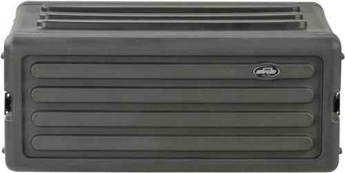 Miniatura 4 de SKB Estuche Roto Rack 4U Poco Profundo – Protector de equipo de polietileno duradero, apilable, impermeable con pestillos giratorios y patas de goma