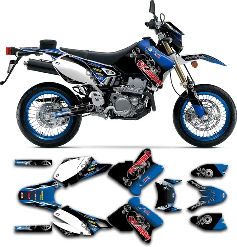 Miniatura 49 de Kit de calcomanías personalizadas para Suzuki DRZ400 E / DRZ400 Enduro / DRZ400E / DR-Z400E / DRZ400 EN 1999-2024, SZDRSE9919003-KO