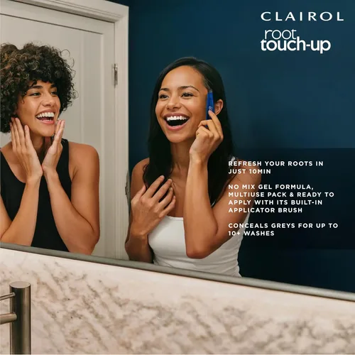 Miniatura 3 de Clairol Root Touch-Up - Gel de mezcla de color semipermanente para el cabello, 2 negros, paquete de 1