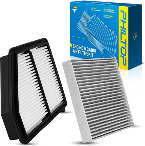 Miniatura 28 de PHILTOP Juego de filtros de aire para motor y cabina, compatible con Nissan Pathfinder, Murano, Maxima, Altima, INFINITI QX60, JX35, reemplazo