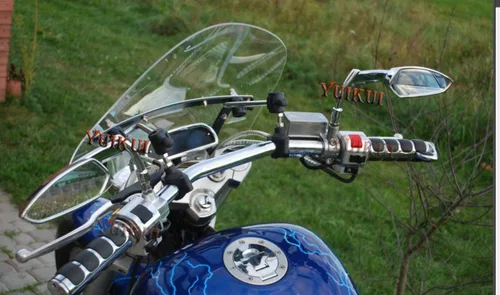 Miniatura 8 de Espejo retrovisor universal para motocicleta Kawasaki er-5 kle versys zr z 250 er-6n