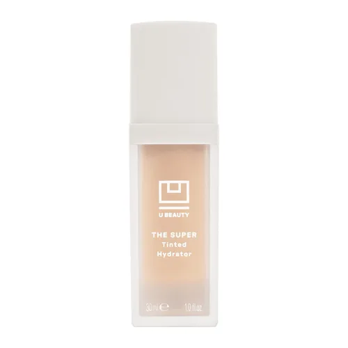 U Beauty El Súper Hidratador con Tinte Ácido Hialurónico Crema Hidratante - Hidratador de Piel de Mega-Dosis para una Piel Más Suave, Lisa y de