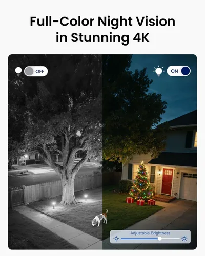 Miniatura 5 de REOLINK 4K Cámara con cable WiFi para exterior, Cámara de seguridad de 8MP con lente dual, Cámara PTZ 360 con seguimiento automático, Wi-Fi Gris