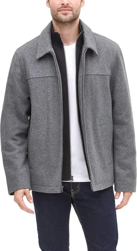 Miniatura 5 de Dockers Chaqueta de mezcla de lana para hombre con babero acolchado