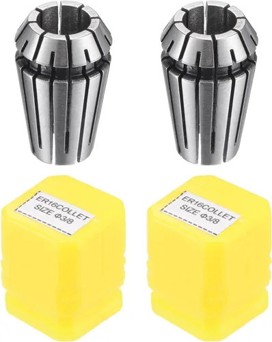 Miniatura 8 de uxcell ER16 Spring Collet, 1/4" Chuck para máquina de grabado CNC Torno Fresado 2pcs