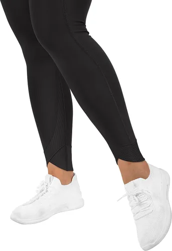 Miniatura 4 de RXRXCOCO Leggings cruzados sin costuras para mujer, cintura alta, levantamiento de glúteos, pantalones de yoga