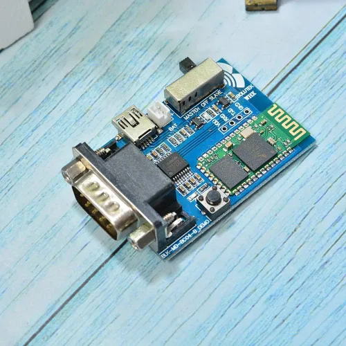 Miniatura 3 de Comimark 1 unids RS232 Bluetooth Serial Adaptador Comunicación Maestro-Esclavo Módulo 5V Mini USB
