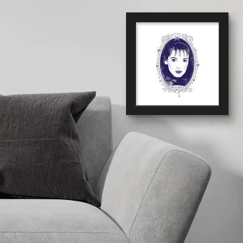 Miniatura 3 de Trends International Gallery Pops Beetlejuice - Póster de pared con retrato Lydia Deetz, 12.00 x 12.00 pulgadas, versión de marco negro