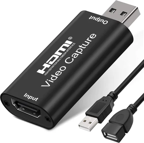 Tarjeta de Captura de Video 4K HDMI a USB 2.0 1080P Tarjeta de Enlace de Cámara Adaptador de Tarjeta de Captura de Juego Dispositivo de Grabación de