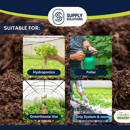Miniatura 5 de Supply Solutions Sulfato de potasa 0-0-50 - Fertilizante orgánico de potasa - Adecuado para fertirrigación, sistemas de goteo, foliar, hidroponía