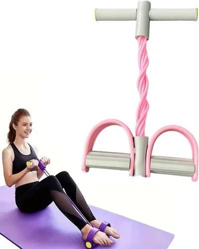 21 bandas de resistencia de fitness, diseño de pedal de 6 tubos para entrenamiento de fuerza de cuerpo completo, ideal para entrenamientos en casa y