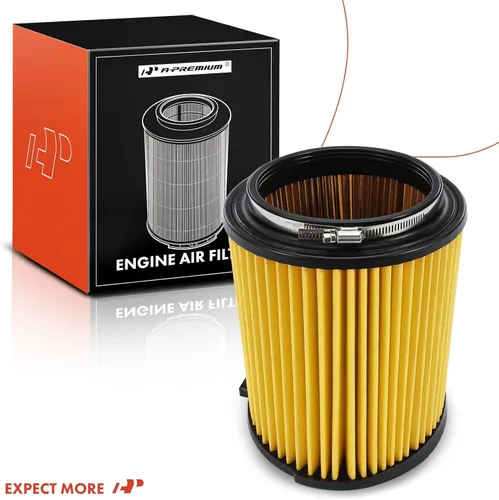 Miniatura 9 de A-Premium Filtro de aire del motor delantero compatible con Ford Mustang 2019-2022 5.0L, 2015-2022 5.2L, repuesto # FR3Z9601B