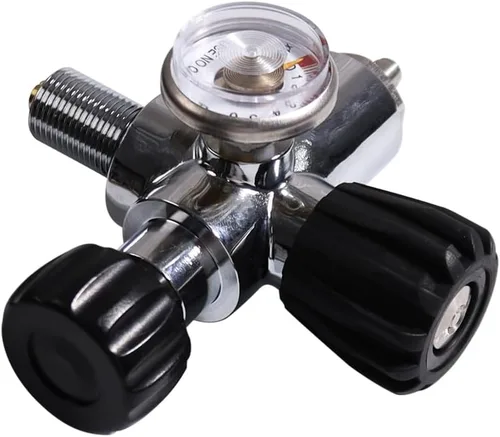 Miniatura 8 de TUXING 4500PSI PCP Paintball de alta presión estación de llenado de acero inoxidable Válvula HPA CO2 tanque DIN sistema de carga negro M18* 1.5