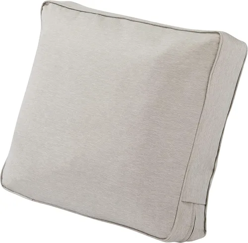 Classic Accessories Montlake FadeSafe FadeSafe - Cojín de respaldo para silla de patio, 19 x 20 x 4 pulgadas, color gris jaspeado