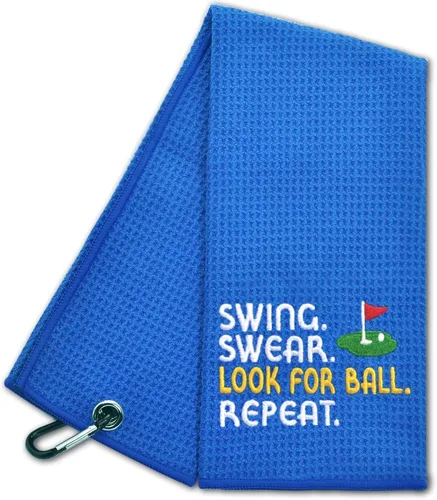 Miniatura 16 de Hafhue The GolfFather - Divertida toalla de golf, regalos de golf para hombres y mujeres, accesorios de golfista para hombre o mujer, regalos