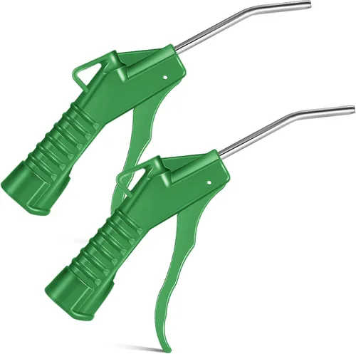 Miniatura 8 de Honoson 2 piezas de boquilla de aire soplador pistola agarre de pistola herramienta de soplado de aire accesorios de compresor para mecánicos Negro