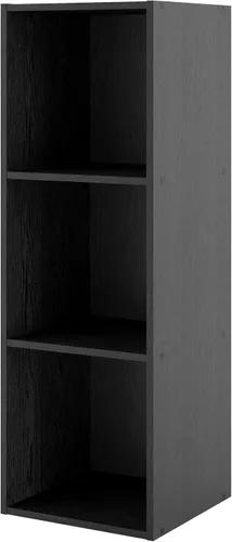 Miniatura 59 de Homes: Inside + Out Apexa - Estantería organizadora de almacenamiento de 2 cubos, estantería apilable de madera para cubos para organización
