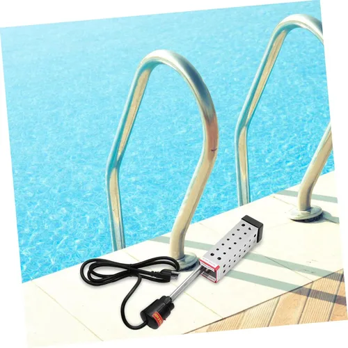 Miniatura 3 de Calentador de agua de inmersión eléctrico de 1500 W para piscinas, tubo de calefacción de piscina eficiente con enchufe, suministros ideales