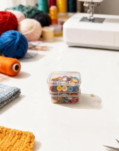 Miniatura 6 de LJY 100 contenedores rectangulares vacíos de plástico transparente con tapas con bisagras (2.2 x 1.6 x 0.8 pulgadas, transparente)