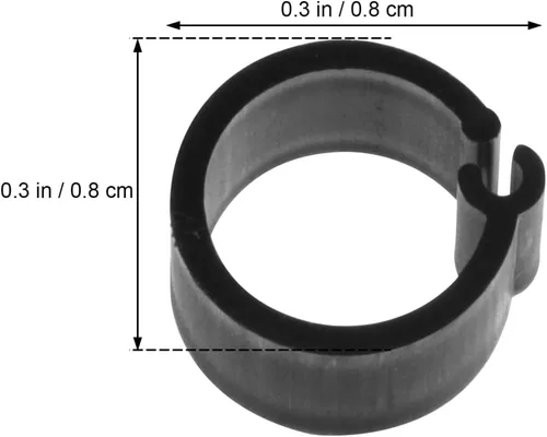 Miniatura 4 de Balacoo 100 bandas coloridas para patas de paloma, anillos de identificación de plástico para pájaros, anillo de pie de pájaro con broche abierto
