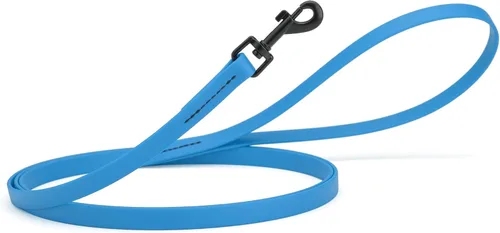 Miniatura 71 de Dogline Biothane - Correa impermeable para perro, correa de nailon tejido con revestimiento fuerte, con herrajes negros, a prueba de olores, fácil
