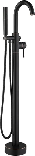 Miniatura 16 de WOODBRIDGE F0006 MBRD grifo, (L) 10 3/4" x (W) 6-1/4" x (H) 43-7/8, negro mate Mate negro