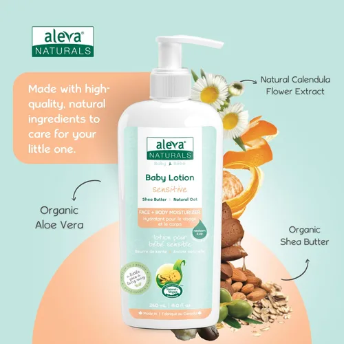 Miniatura 4 de Aleva Naturals Hidratante calmante diario Para piel seca sensible Loción facial y corporal Hecho con ingredientes naturales y orgánicos